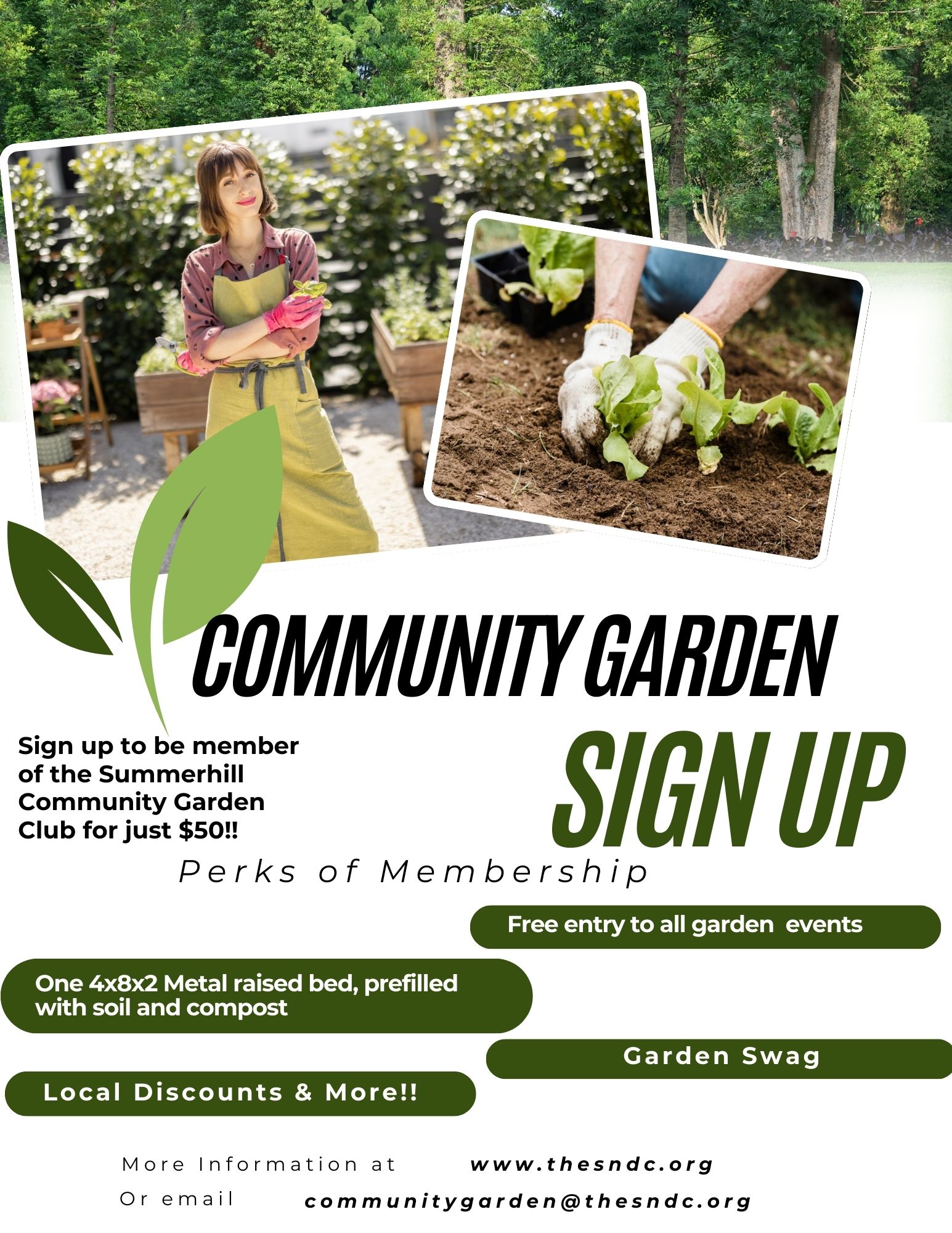 Sign Up for Community Garden